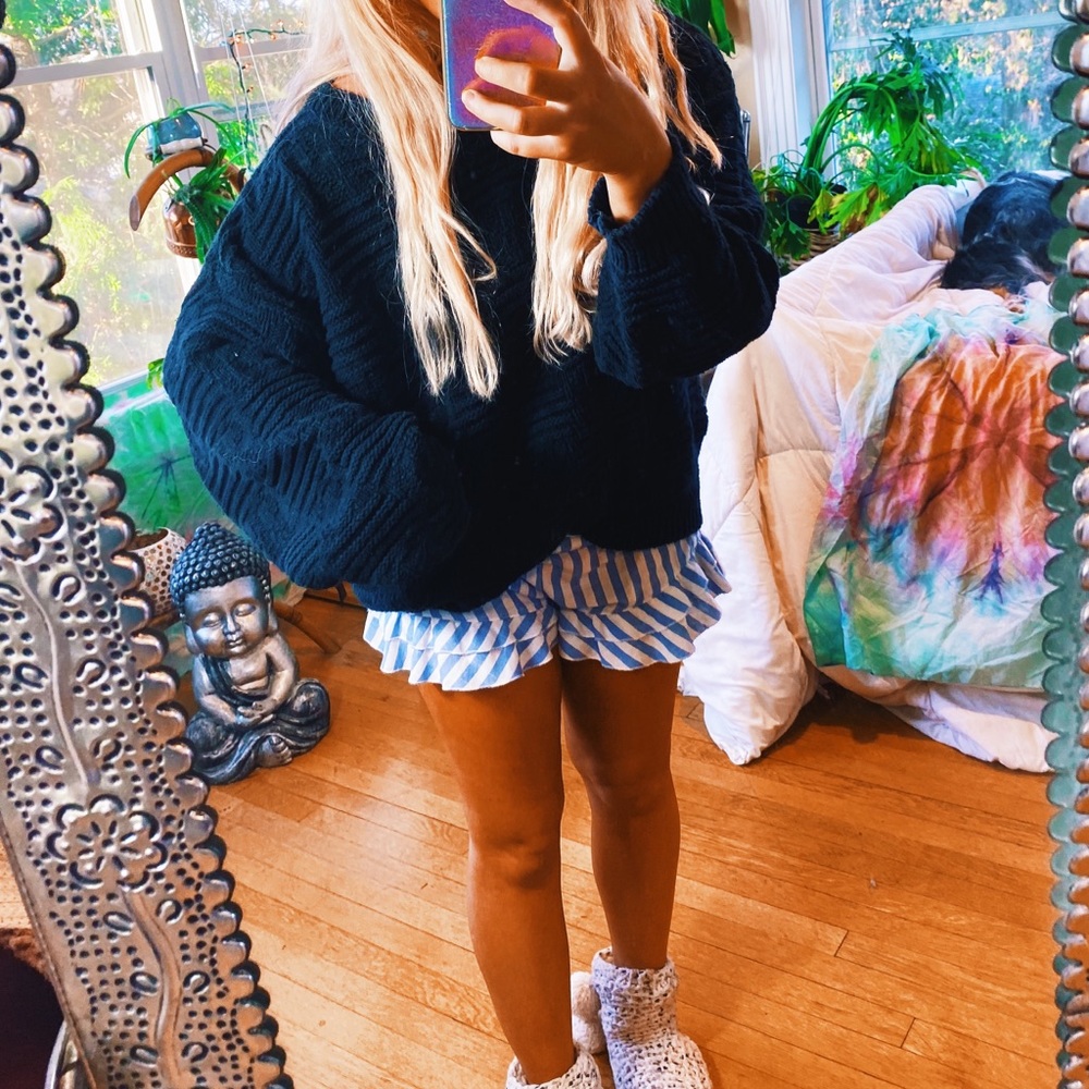 SOLD ON IG💖Black Luna EOversized Thick Sweater🍂 - Picture 7 of 12